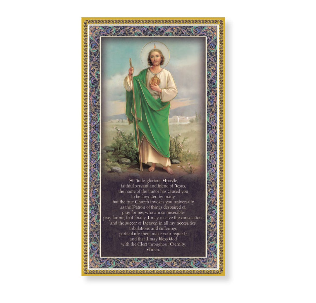 Saint Jude Plaque with Prayer