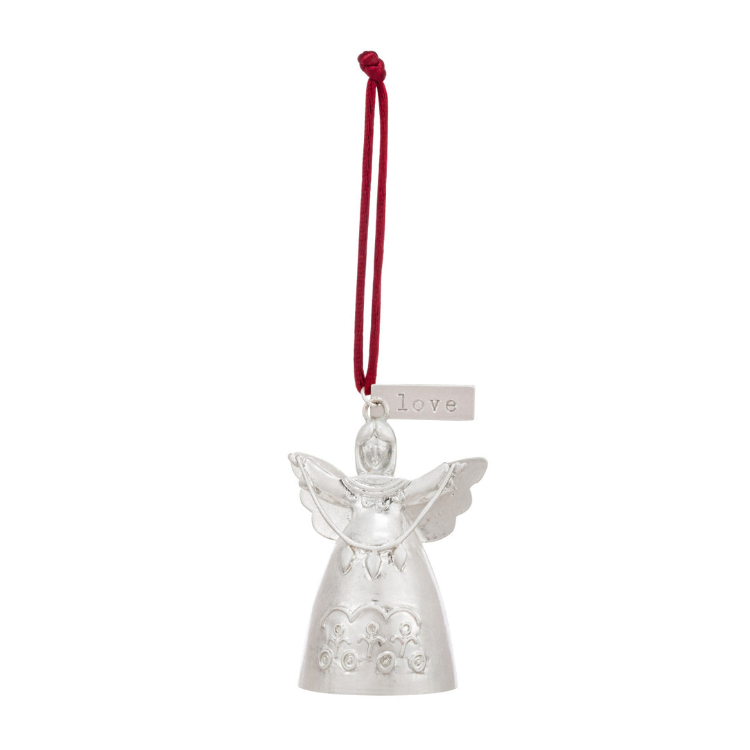 5.5" Mini Bell Angel Ornament