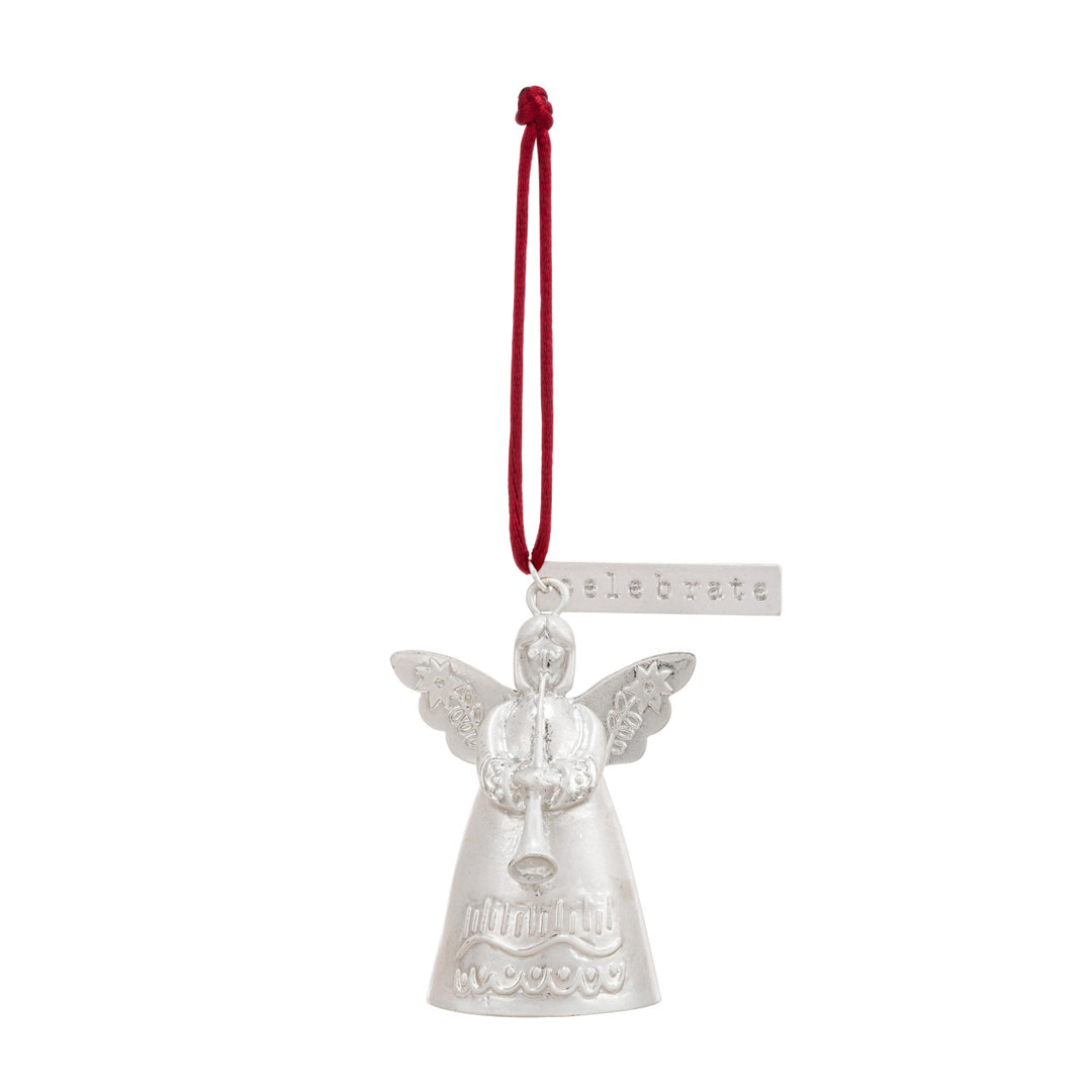 5.5" Mini Bell Angel Ornament