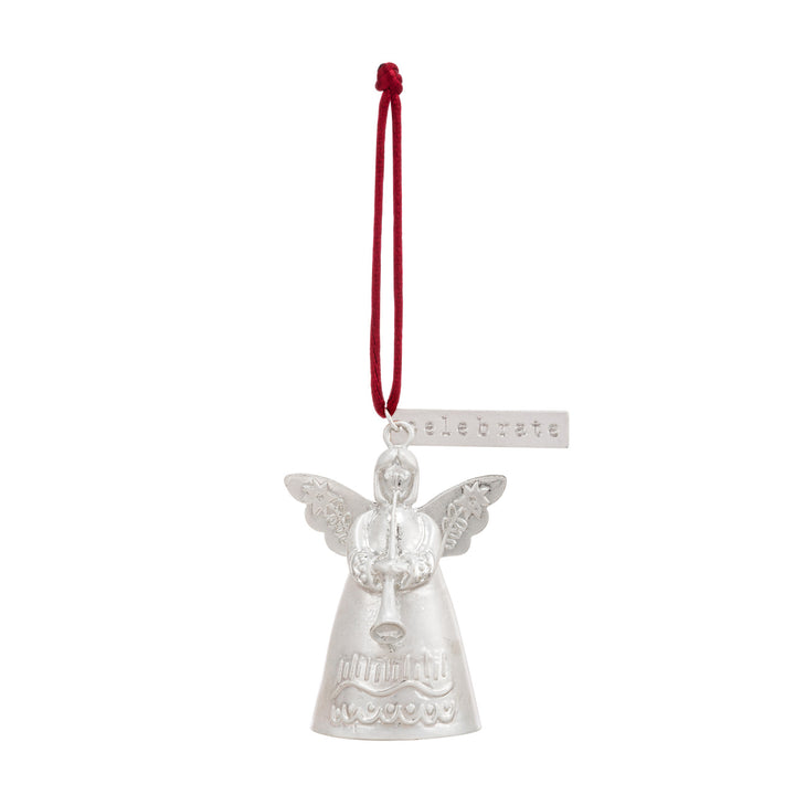 5.5" Mini Bell Angel Ornament