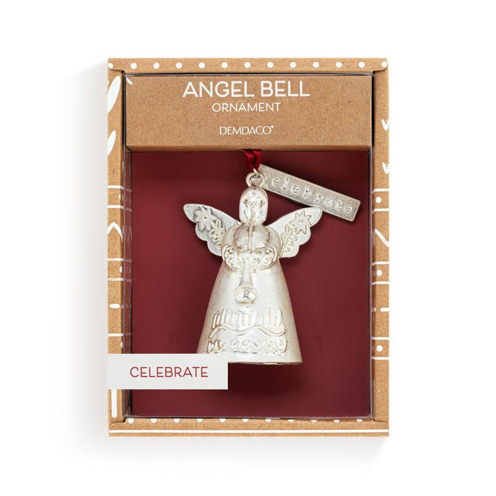 5.5" Mini Bell Angel Ornament