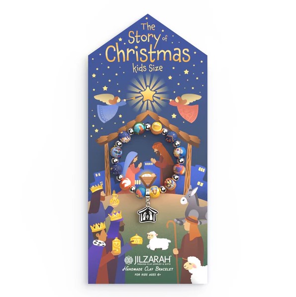 Christmas Story Clay Bracelet