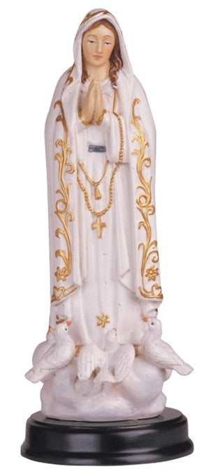 5" Our Lady of Fatima Resin Statue
