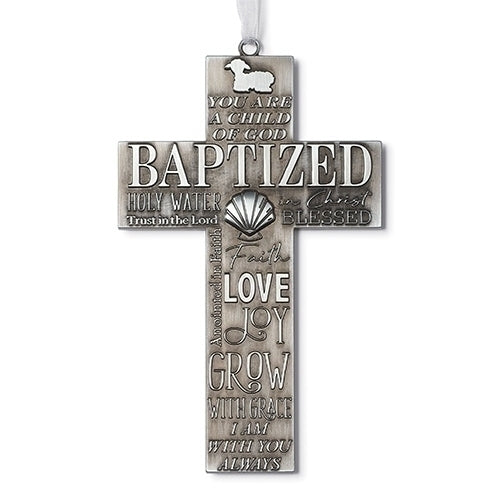 Baptism Word Wall Cross