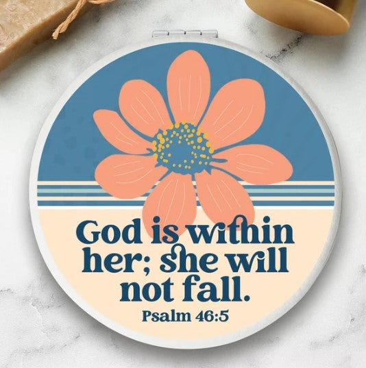 God Is Within Her Compact Mirror