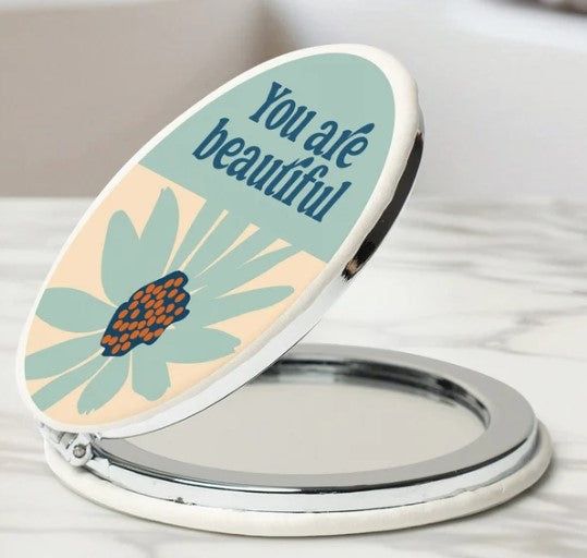 You Are Beautiful Compact Mirror
