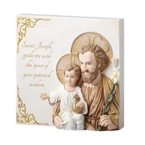 4.5" St. Joseph Plaque