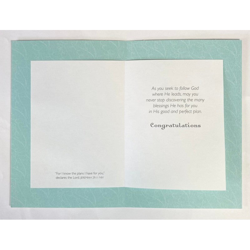 God Bless You - Confirmation Card