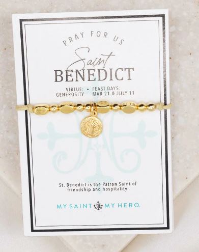 St. Benedict Gold Bracelet