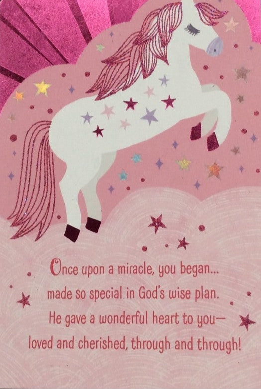 Unicorn Birthday Card