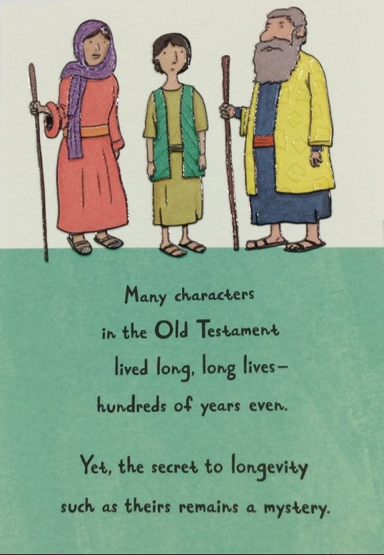 Many Characters in the Old Testament - Birthday Card