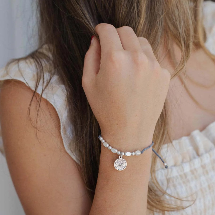 Holy Spirit Little Saints Corded Bracelet
