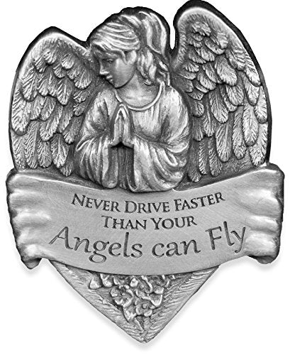 Never Drive Faster - Angel Visor Clip