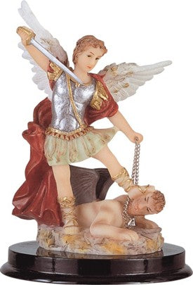 5" St. Michael Resin Statue