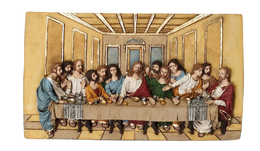 9" Last Supper Marfilita Plaque