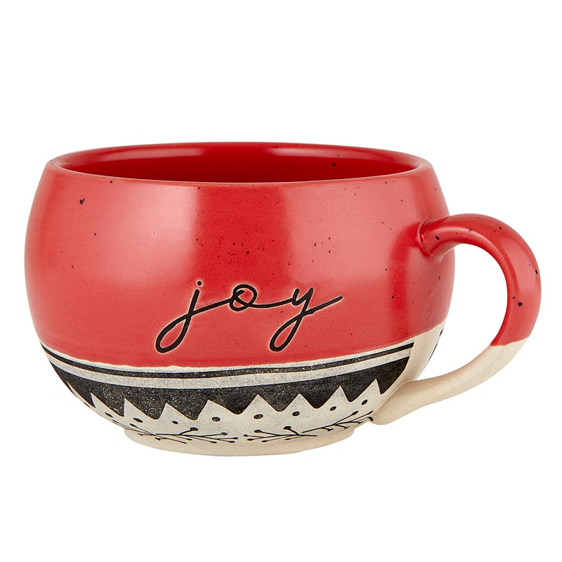 16 Oz Stoneware Mug - Joy