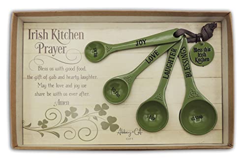 Green Irish Measuring Spoons Set