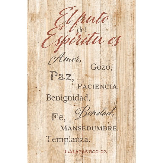 El Fruto Del Espritu Wall Plaque