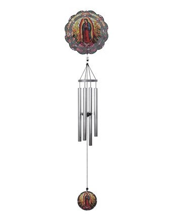 40" Our Lady of Guadalupe Ripple Wind Chime