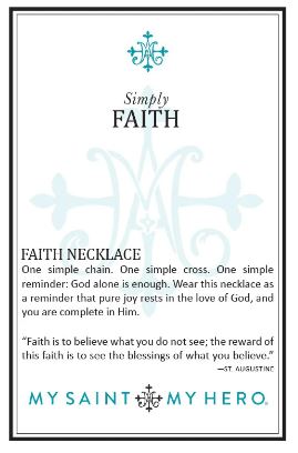 Simply Faith Necklace - Silver