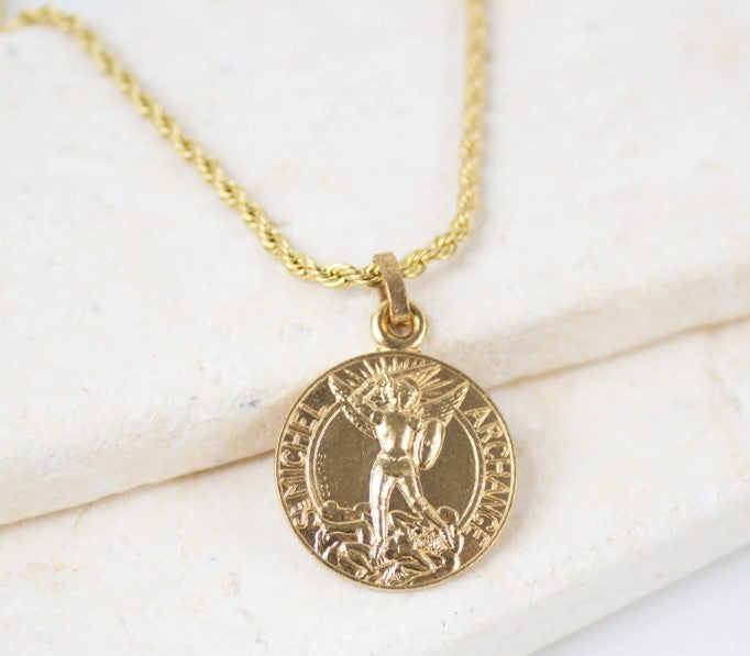 Archangel Michael Guardian Angel Necklace