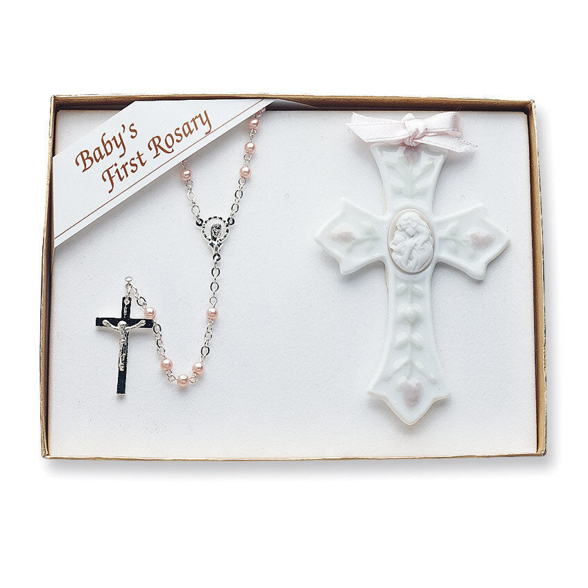 Baby's Rosary Set - Girl