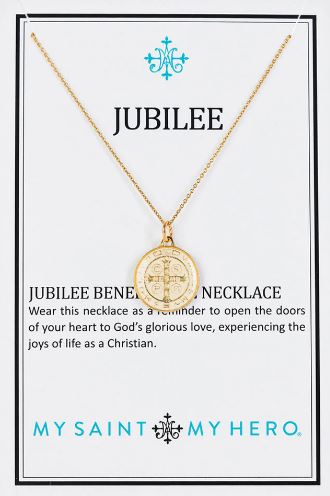 Jubilee Medal of St. Benedict Necklace