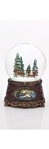 6" Musical Holiday Dome