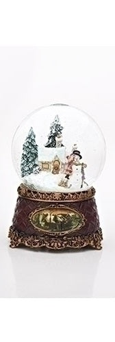 6" Musical Holiday Dome