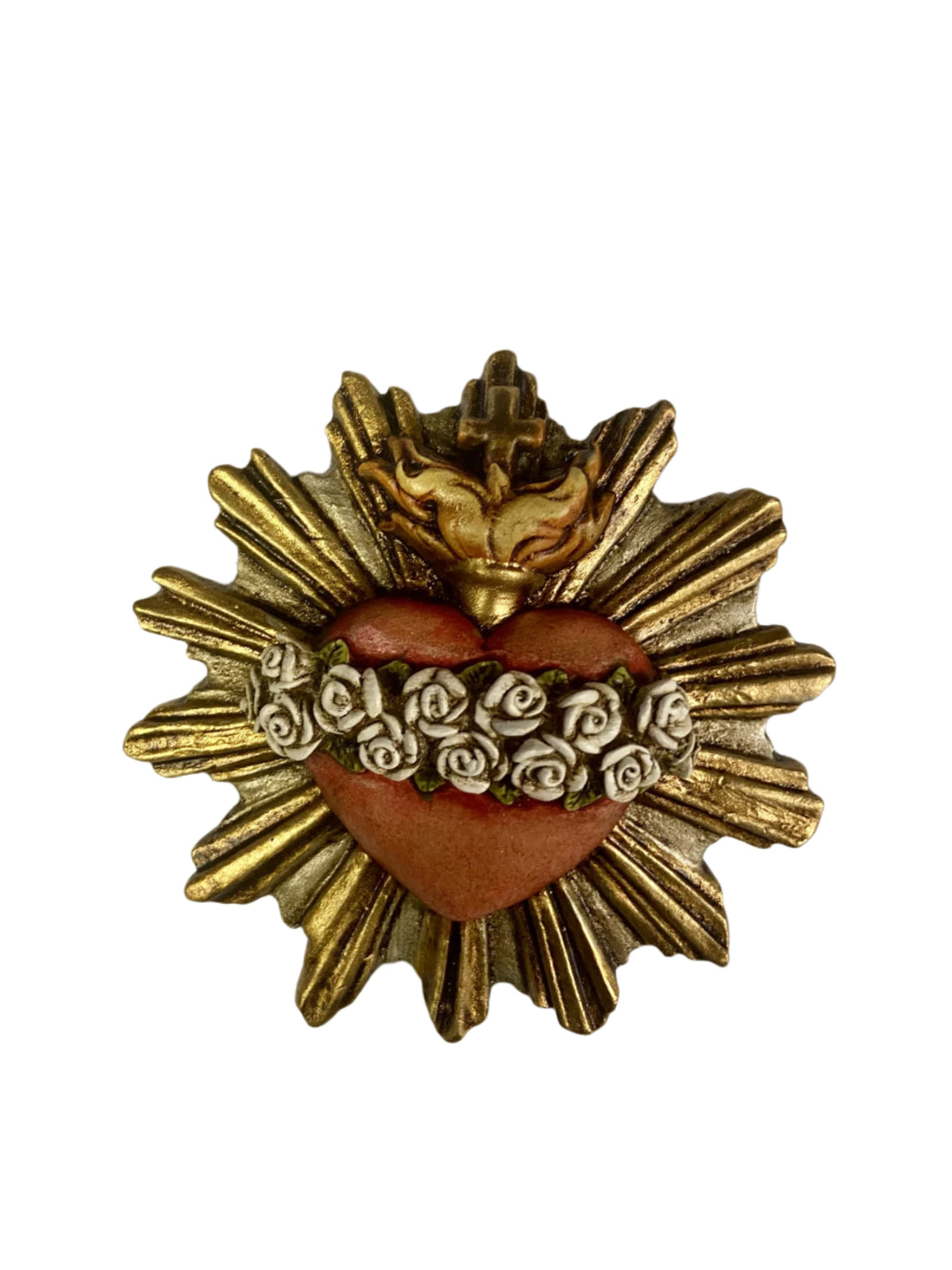 5" The Flame of the Sacred Heart of Mary Plaque