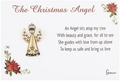 1.75" Angel Christmas Pin