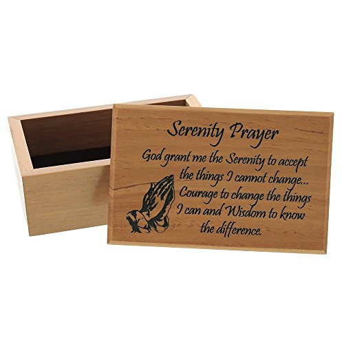 Serenity Prayer Keepsake Box