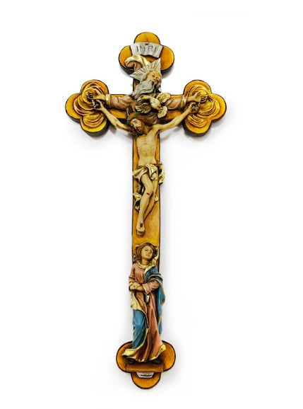 12" Holy Trinity Crucifix - Large