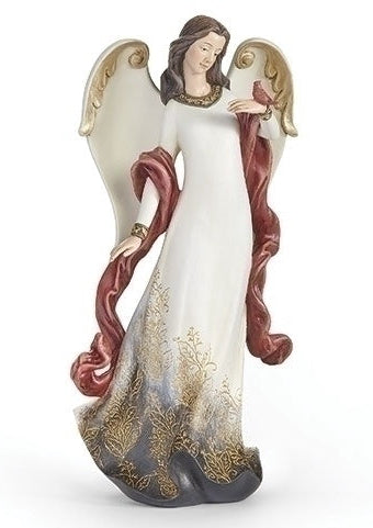 11.25" Angel with Cardinal