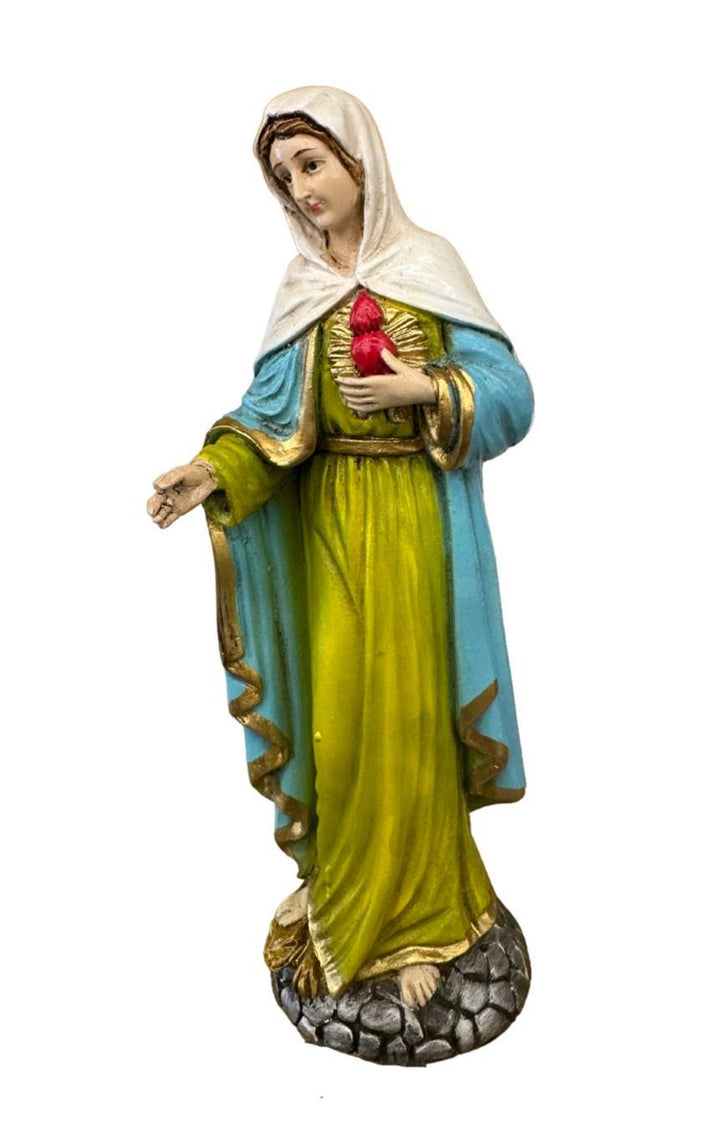 8.5" Flame of Love Immaculate Heart of Mary Statue