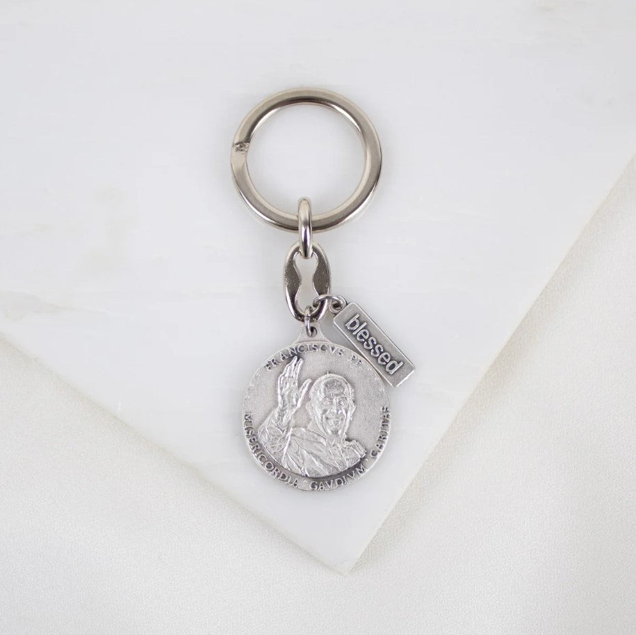 Pope Francis Medal Key Ring