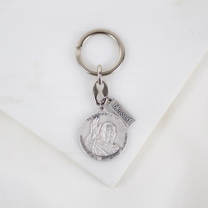 Pope Francis Medal Key Ring