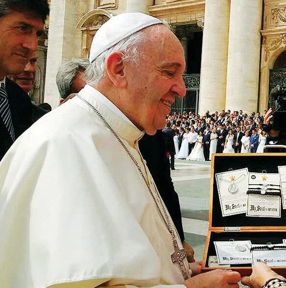 Pope Francis Medal Key Ring
