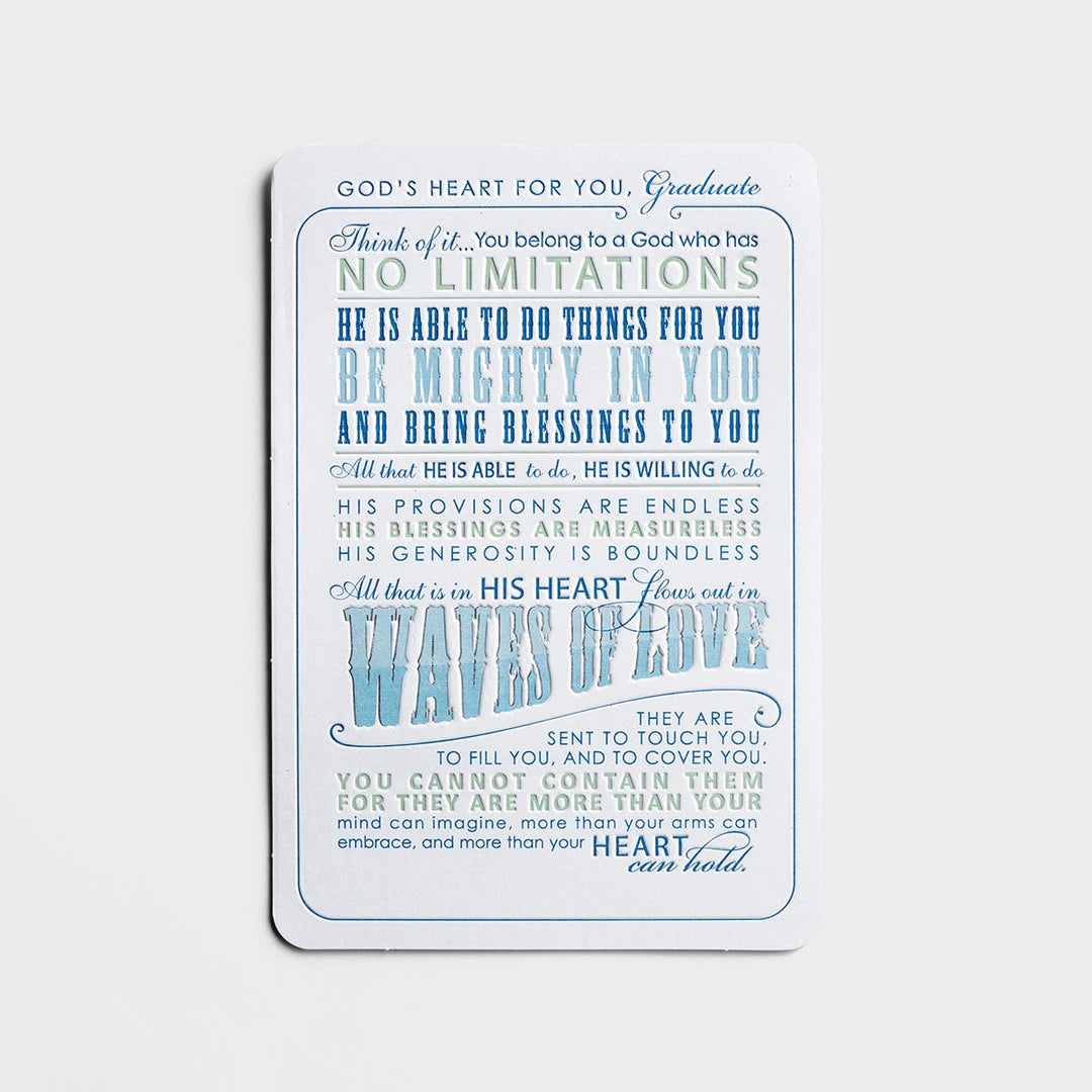 God's Heart for You Graduation Greeting Card