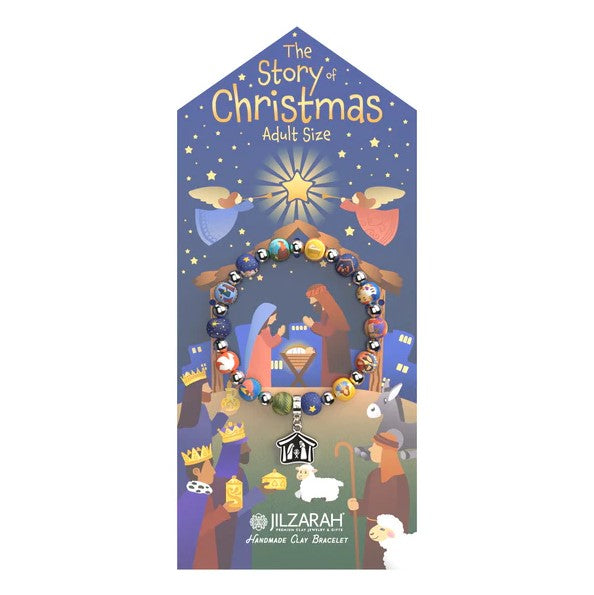 Christmas Story Clay Bracelet