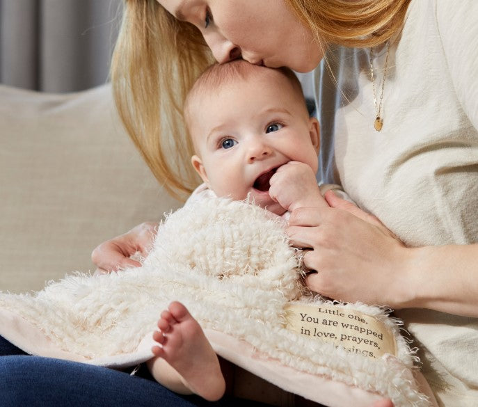 Wrapped in Prayer Blanket - Pink