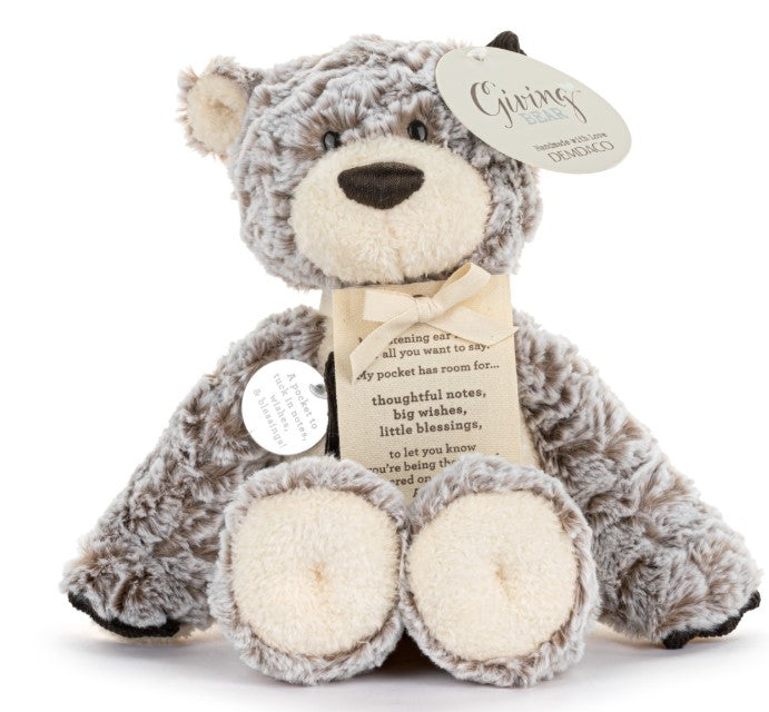 11" Blessings to You Brown Giving Bear