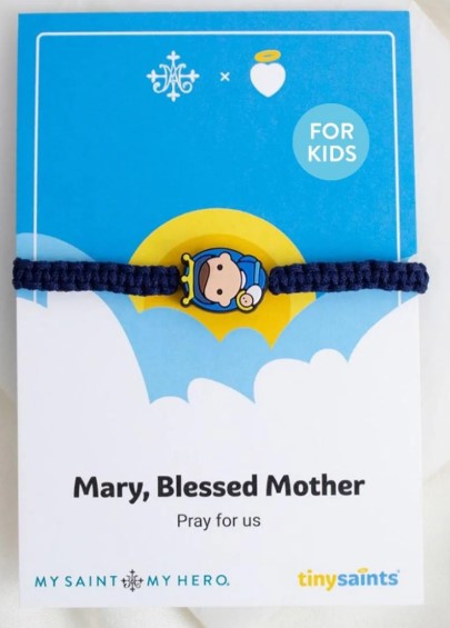 Tiny Saints Mary, Blessed Mother Bracelet for Kids