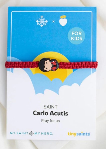 Tiny Saints Saint Carlo Acutis Bracelet