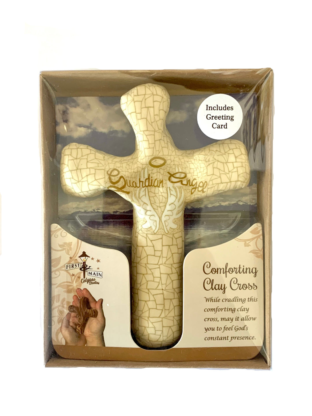 5.5" Guardian Angel Prayer Cross
