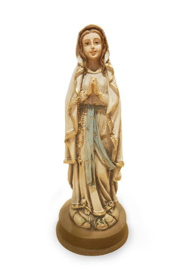 5.5" Our Lady of Lourdes Statue