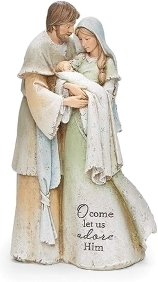 9" Heavenly Holy Family Statue