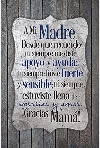 A Mi Madre Plaque