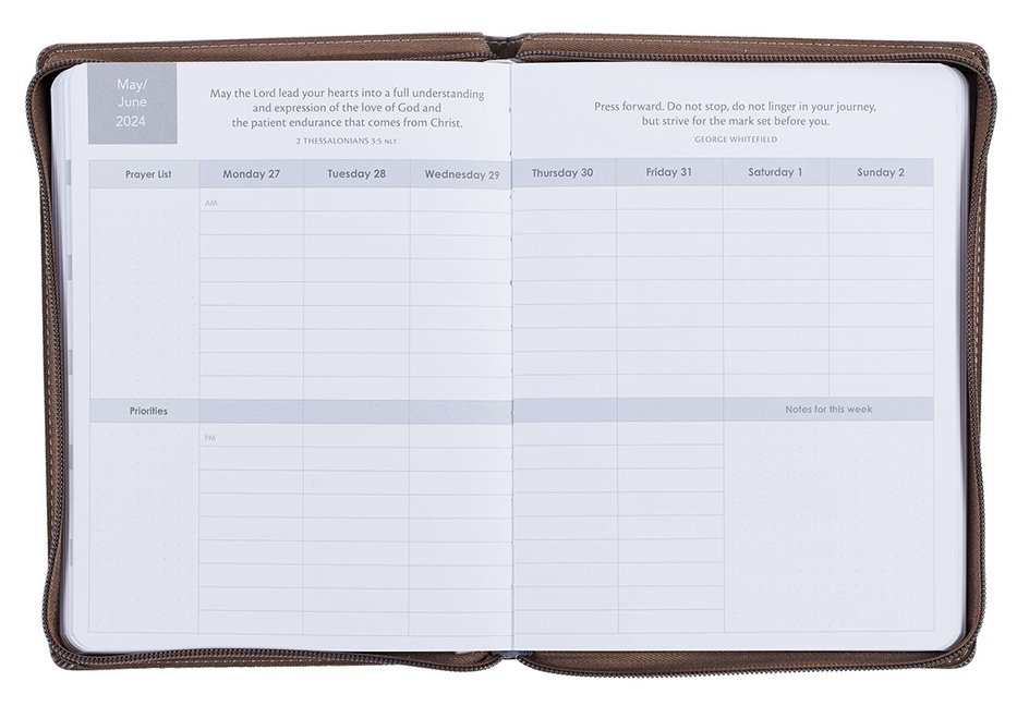 2024 18-Month Planner - Trust In the Lord