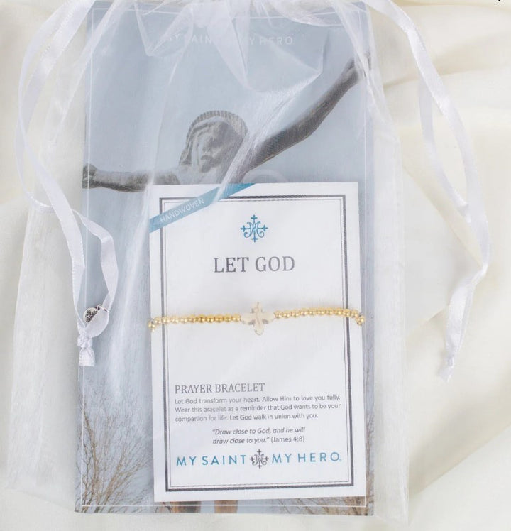40-Day Prayer Pledge Booklet & Bracelet Bundle - Gold